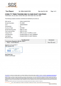  SGS TEST RESULTS (PE Liner Jumbo bag)